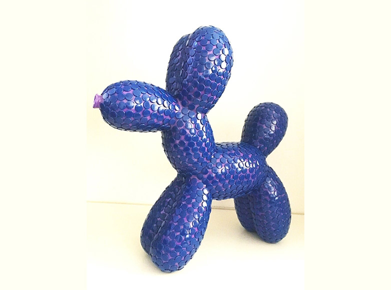 Koons Balloon Dog Peek-a-Boo Exhibition nhow Milano